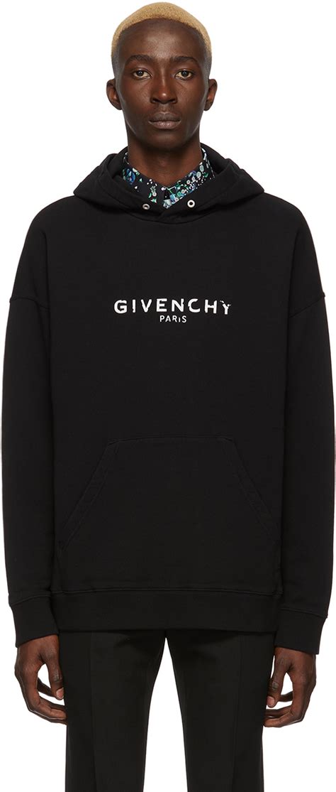 givenchy black hoody|farfetch givenchy hoodie.